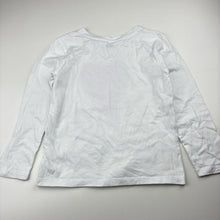 Load image into Gallery viewer, Girls Anko, cotton long-sleeve t-shirt / top, hearts, GUC, size 5,