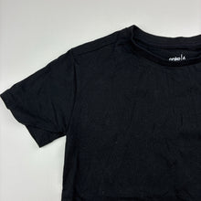 Load image into Gallery viewer, Unisex Anko, black cotton t-shirt, EUC, size 6,