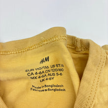 Load image into Gallery viewer, Boys H&amp;M, soft cotton t-shirt, dinosaur, GUC, size 5-6,
