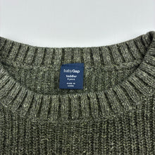 Load image into Gallery viewer, Boys GAP, khaki cotton knitted sweater / jumper, EUC, size 4,