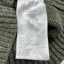 Load image into Gallery viewer, Boys GAP, khaki cotton knitted sweater / jumper, EUC, size 4,