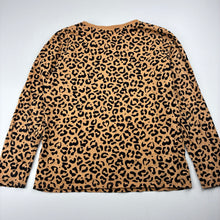 Load image into Gallery viewer, Girls Target, animal print organic cotton long sleeve t-shirt, GUC, size 7,