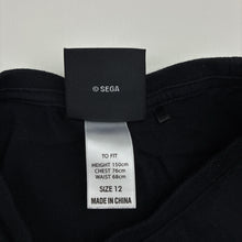 Load image into Gallery viewer, Boys SEGA, Sonic the Hedgehog cotton t-shirt, EUC, size 12,