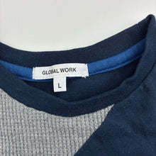 Load image into Gallery viewer, Boys GLOBAL WORK, cotton blend short sleeve t-shirt / top, Sz: L, armpit to armpit: 33cm, EUC, size 5-7,