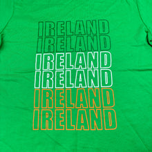 Load image into Gallery viewer, Unisex Primark, green cotton t-shirt, Ireland, EUC, size 10-11,