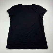 Load image into Gallery viewer, Girls Ollie's Place, black stretchy t-shirt, dance, EUC, size 12,