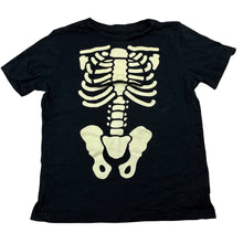 Load image into Gallery viewer, Unisex Target, black cotton Halloween t-shirt, skeleton, GUC, size 3,