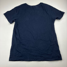 Load image into Gallery viewer, Boys Marvel, superhero navy cotton t-shirt, GUC, size 10,