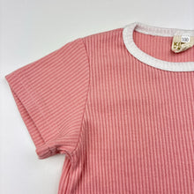 Load image into Gallery viewer, Girls Kids Tales, pink ribbed t-shirt / top, GUC, size 3,