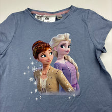 Load image into Gallery viewer, Girls H&amp;M, Disney, Frozen, cotton pyjama top, EUC, size 6,