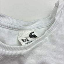 Load image into Gallery viewer, Girls Cotton On, stretchy ribbed t-shirt / top, GUC, size 6,