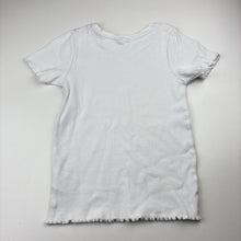 Load image into Gallery viewer, Girls Cotton On, stretchy ribbed t-shirt / top, GUC, size 6,