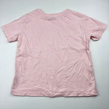 Load image into Gallery viewer, Girls Anko, pink cotton t-shirt on a heart, GUC, size 6,