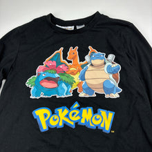 Load image into Gallery viewer, Boys Nintendo, Pokemon, long sleeve pyjama top, pilling, FUC, size 10,