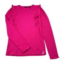Load image into Gallery viewer, Girls NONO, pink stretchy long sleeve top, EUC, size 9-10,