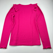 Load image into Gallery viewer, Girls NONO, pink stretchy long sleeve top, EUC, size 9-10,
