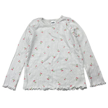 Load image into Gallery viewer, Girls Anko, pointelle cotton long sleeve top, cherries, EUC, size 3,