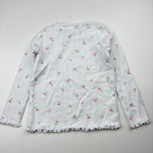 Load image into Gallery viewer, Girls Anko, pointelle cotton long sleeve top, cherries, EUC, size 3,