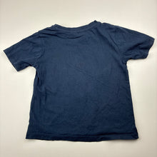 Load image into Gallery viewer, Unisex Anko, navy cotton pyjama t-shirt, superhero, EUC, size 4,
