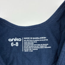 Load image into Gallery viewer, Unisex Anko, soft feel stretchy singlet top, EUC, size 6-8,