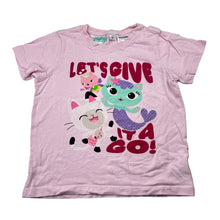 Load image into Gallery viewer, Girls Dreamworks, Gabby's Dollhouse cotton pyjama t-shirt, FUC, size 5,
