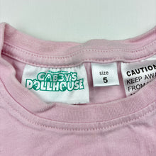 Load image into Gallery viewer, Girls Dreamworks, Gabby's Dollhouse cotton pyjama t-shirt, FUC, size 5,