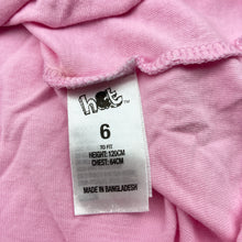 Load image into Gallery viewer, Girls H&amp;T, pink cotton long-sleeve top, ballet dancer, FUC, size 6,
