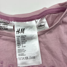 Load image into Gallery viewer, Girls H&amp;M, Disney Frozen cotton pyjama t-shirt, EUC, size 6,