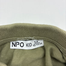 Load image into Gallery viewer, Boys NPO Kid, khaki polo shirt / top, GUC, size 5,