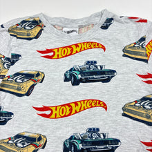 Load image into Gallery viewer, Boys Hot Wheels, grey marle t-shirt / top, GUC, size 6-7,