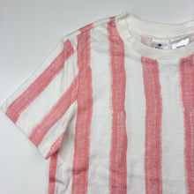 Load image into Gallery viewer, Unisex Target, striped Australian cotton pyjama t-shirt, EUC, size 6,