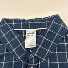 Load image into Gallery viewer, Boys Anko, linen / cotton long sleeve shirt, EUC, size 5,