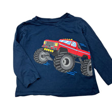 Load image into Gallery viewer, Boys Anko, navy cotton long sleeve t-shirt, monster truck, EUC, size 3,