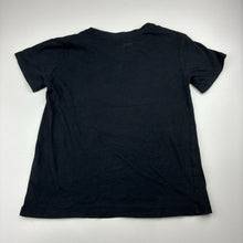 Load image into Gallery viewer, Girls Anko, black cotton t-shirt, bestie, EUC, size 7,