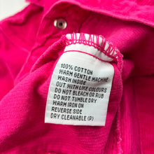 Load image into Gallery viewer, Girls Ladybird, pink corduroy cotton jacket, poppers, GUC, size 8,
