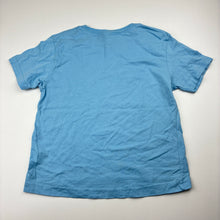Load image into Gallery viewer, Unisex RABBIT SKINS, blue cotton t-shirt, united nations, GUC, size 4,