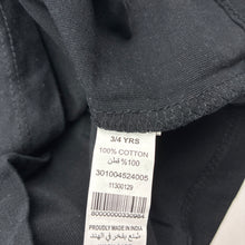 Load image into Gallery viewer, Girls Zudio, black cotton top, FUC, size 3-4,
