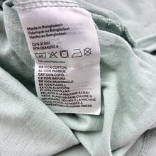 Load image into Gallery viewer, Unisex H&amp;M, green cotton t-shirt, GUC, size 9-10,