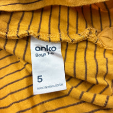 Load image into Gallery viewer, Boys Anko, cotton long sleeve t-shirt / top, GUC, size 5,