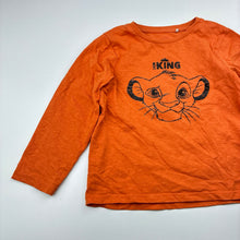 Load image into Gallery viewer, Unisex ORCHESTRA, Disney lion king cotton long sleeve top, GUC, size 4,