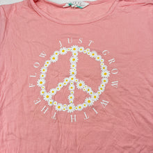 Load image into Gallery viewer, Girls Tilii, pink tie front t-shirt / top, EUC, size 14,