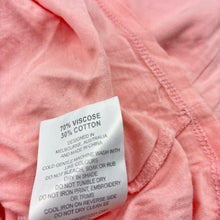 Load image into Gallery viewer, Girls Tilii, pink tie front t-shirt / top, EUC, size 14,