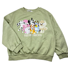 Load image into Gallery viewer, Unisex H&amp;M, Bluey fleece lined sweater / jumper, EUC, size 5-6,