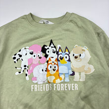 Load image into Gallery viewer, Unisex H&amp;M, Bluey fleece lined sweater / jumper, EUC, size 5-6,