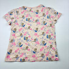 Load image into Gallery viewer, Girls M&amp;S, Disney Frozen cotton t-shirt, FUC, size 4-5,