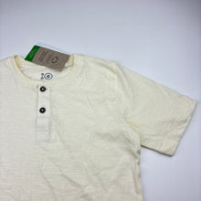 Load image into Gallery viewer, Boys KID, cotton short sleeve henley top, NEW, size 6,