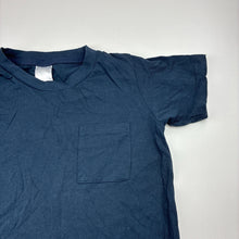 Load image into Gallery viewer, Unisex Bonds, navy cotton t-shirt / top, EUC, size 5,
