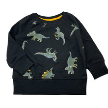Load image into Gallery viewer, Boys Tilt, fleece lined sweater / jumper, dinosaurs, EUC, size 3,