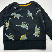 Load image into Gallery viewer, Boys Tilt, fleece lined sweater / jumper, dinosaurs, EUC, size 3,