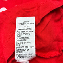 Load image into Gallery viewer, Unisex KID, red cotton t-shirt, EUC, size 4,